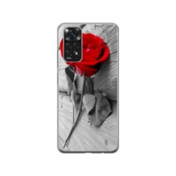 Husa personalizata tip carcasa HQPrint pentru Xiaomi Redmi Note 11, model Rose, multicolor, S1D1M0384