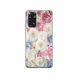 Husa personalizata tip carcasa HQPrint pentru Xiaomi Redmi Note 11, model Flowers 23, multicolor, S1D1M0385