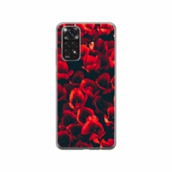 Husa personalizata tip carcasa HQPrint pentru Xiaomi Redmi Note 11, model Flowers 24, multicolor, S1D1M0386