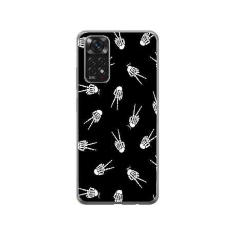 Husa personalizata tip carcasa HQPrint pentru Xiaomi Redmi Note 11, model OK Skelly, multicolor, S1D1M0388