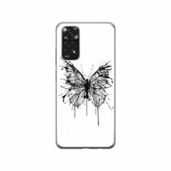 Husa personalizata tip carcasa HQPrint pentru Xiaomi Redmi Note 11S, model Butterfly 3, multicolor, S1D1M0030