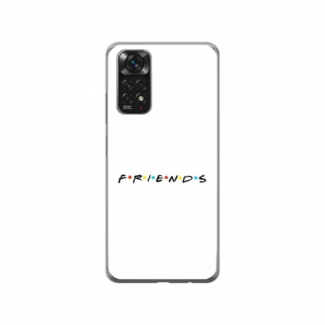Husa personalizata tip carcasa HQPrint pentru Xiaomi Redmi Note 11S, model FRIENDS 1, multicolor, S1D1M0043