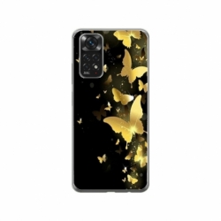 Husa personalizata tip carcasa HQPrint pentru Xiaomi Redmi Note 11S, model Butterfly 6, multicolor, S1D1M0045