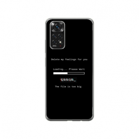Husa personalizata tip carcasa HQPrint pentru Xiaomi Redmi Note 11S, model Delete Feelings, multicolor, S1D1M0069