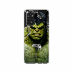 Husa personalizata tip carcasa HQPrint pentru Xiaomi Redmi Note 11S, model Hulk 2, multicolor, S1D1M0100