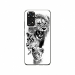 Husa personalizata tip carcasa HQPrint pentru Xiaomi Redmi Note 11S, model Lion 3, multicolor, S1D1M0118