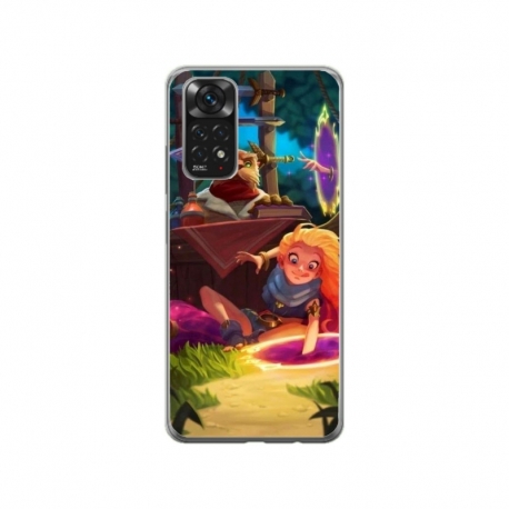 Husa personalizata tip carcasa HQPrint pentru Xiaomi Redmi Note 11S, model Tangled, multicolor, S1D1M0150