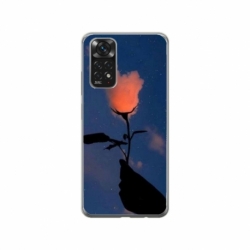 Husa personalizata tip carcasa HQPrint pentru Xiaomi Redmi Note 11S, model Sky Flower, multicolor, S1D1M0159