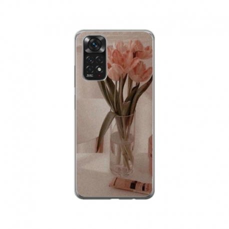 Husa personalizata tip carcasa HQPrint pentru Xiaomi Redmi Note 11S, model Flowers 14, multicolor, S1D1M0208
