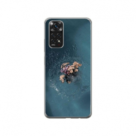 Husa personalizata tip carcasa HQPrint pentru Xiaomi Redmi Note 11S, model Flowers 15, multicolor, S1D1M0215