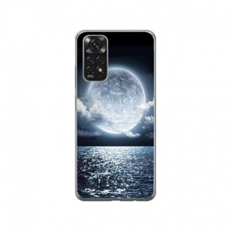 Husa personalizata tip carcasa HQPrint pentru Xiaomi Redmi Note 11S, model Moon Sky, multicolor, S1D1M0228