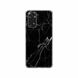 Husa personalizata tip carcasa HQPrint pentru Xiaomi Redmi Note 11S, model Black Marble, multicolor, S1D1M0229