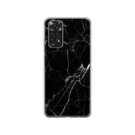 Husa personalizata tip carcasa HQPrint pentru Xiaomi Redmi Note 11S, model Black Marble, multicolor, S1D1M0229
