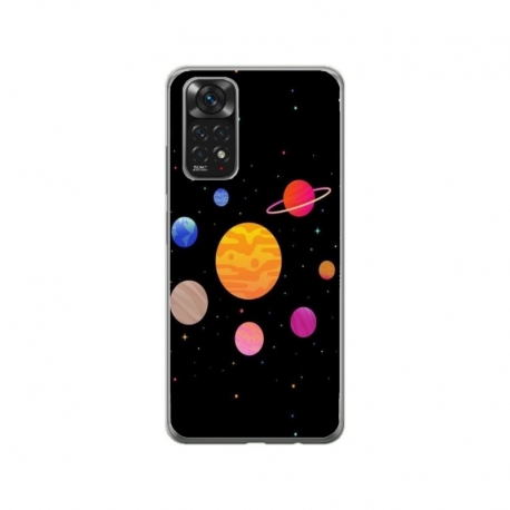 Husa personalizata tip carcasa HQPrint pentru Xiaomi Redmi Note 11S, model Colorful Galaxy, multicolor, S1D1M0283