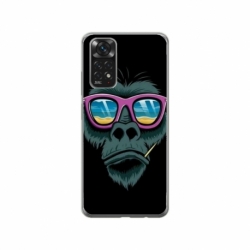 Husa personalizata tip carcasa HQPrint pentru Xiaomi Redmi Note 11S, model Gorilla, multicolor, S1D1M0288