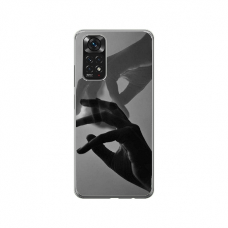 Husa personalizata tip carcasa HQPrint pentru Xiaomi Redmi Note 11S, model Hand Reach, multicolor, S1D1M0318