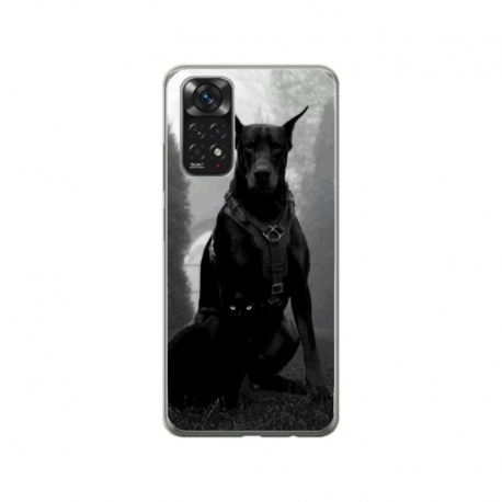 Husa personalizata tip carcasa HQPrint pentru Xiaomi Redmi Note 11 Pro 4G, model Doberman, multicolor, S1D1M0018
