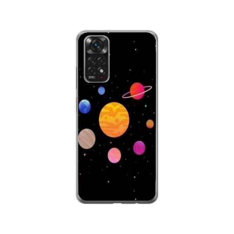 Husa personalizata tip carcasa HQPrint pentru Xiaomi Redmi Note 11 Pro 4G, model Colorful Galaxy, multicolor, S1D1M0283