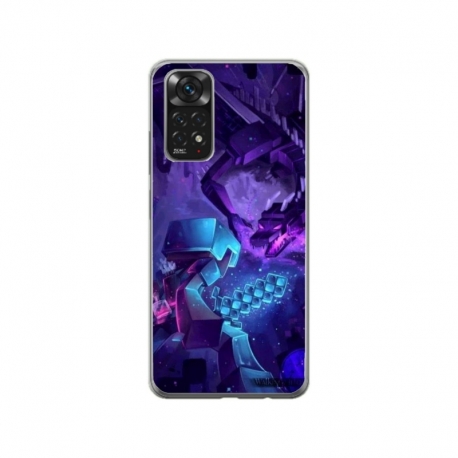 Husa personalizata tip carcasa HQPrint pentru Xiaomi Redmi Note 11 Pro 4G, model Ender Dragon, multicolor, S1D1M0304