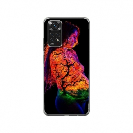 Husa personalizata tip carcasa HQPrint pentru Xiaomi Redmi Note 11 Pro 4G, model Colorful 7, multicolor, S1D1M0324