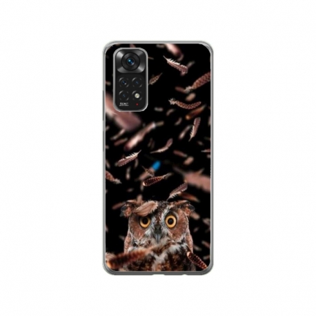 Husa personalizata tip carcasa HQPrint pentru Xiaomi Redmi Note 11 Pro 5G, model Owl, multicolor, S1D1M0334