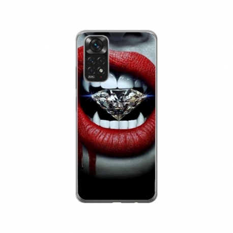 Husa personalizata tip carcasa HQPrint pentru Xiaomi Redmi Note 11 Pro 5G, model Diamond Vampire, multicolor, S1D1M0370