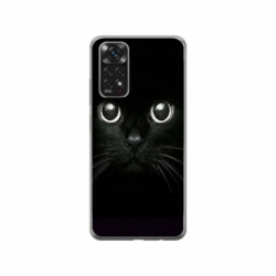 Husa personalizata tip carcasa HQPrint pentru Xiaomi Mi 10T 5G, model Black Cat 1, multicolor, S1D1M0015