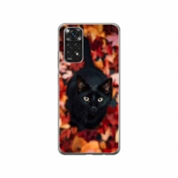 Husa personalizata tip carcasa HQPrint pentru Xiaomi Mi 10T 5G, model Black Cat 3, multicolor, S1D1M0017