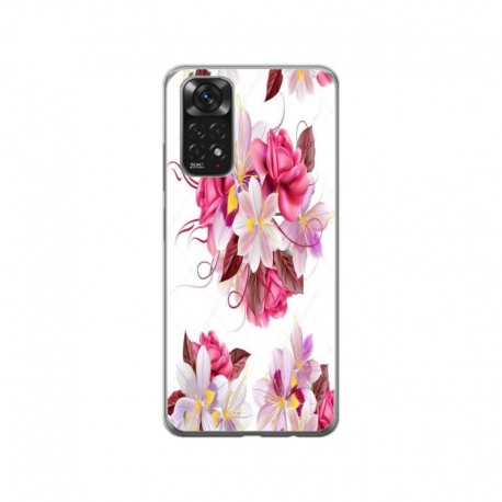 Husa personalizata tip carcasa HQPrint pentru Xiaomi Mi 10T 5G, model Flowers 4, multicolor, S1D1M0040