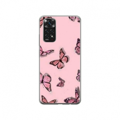 Husa personalizata tip carcasa HQPrint pentru Xiaomi Mi 10T 5G, model Butterfly 7, multicolor, S1D1M0076