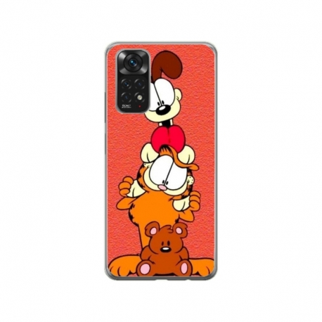 Husa personalizata tip carcasa HQPrint pentru Xiaomi Mi 10T 5G, model Garfield, multicolor, S1D1M0085