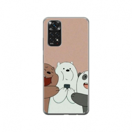 Husa personalizata tip carcasa HQPrint pentru Xiaomi Mi 10T 5G, model Bears 2, multicolor, S1D1M0089