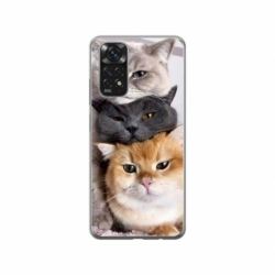 Husa personalizata tip carcasa HQPrint pentru Xiaomi Mi 10T 5G, model Cats, multicolor, S1D1M0116