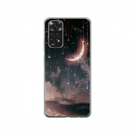 Husa personalizata tip carcasa HQPrint pentru Xiaomi Mi 10T 5G, model Falling Stars, multicolor, S1D1M0269