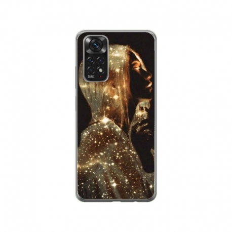 Husa personalizata tip carcasa HQPrint pentru Xiaomi Mi 10T 5G, model Golden Girl, multicolor, S1D1M0350