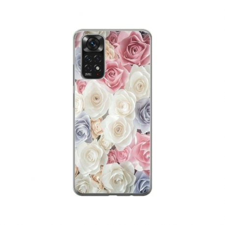 Husa personalizata tip carcasa HQPrint pentru Xiaomi Mi 10T 5G, model Flowers 23, multicolor, S1D1M0385