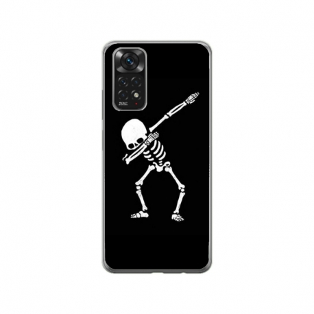 Husa personalizata tip carcasa HQPrint pentru Xiaomi Mi 10T Pro 5G, model Dab Skeleton, multicolor, S1D1M0034