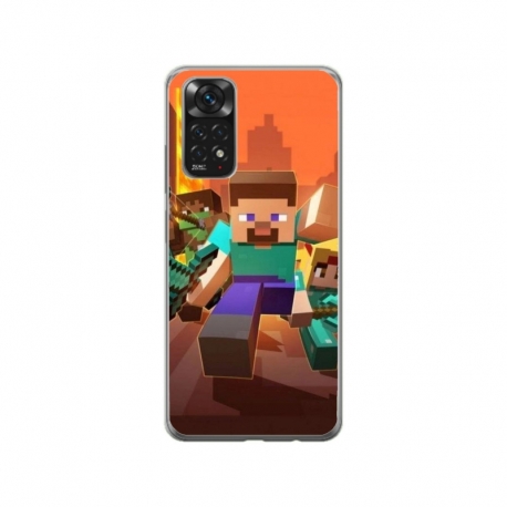 Husa personalizata tip carcasa HQPrint pentru Xiaomi Mi 10T Pro 5G, model Minecraft 1, multicolor, S1D1M0125