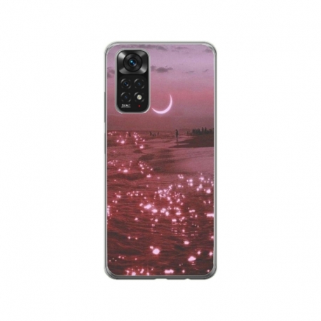 Husa personalizata tip carcasa HQPrint pentru Xiaomi Mi 10T Pro 5G, model Pink Sky, multicolor, S1D1M0129