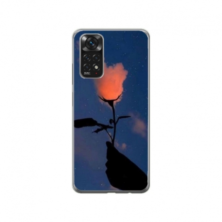 Husa personalizata tip carcasa HQPrint pentru Xiaomi Mi 10T Pro 5G, model Sky Flower, multicolor, S1D1M0159