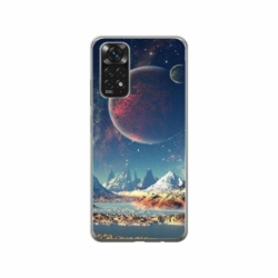 Husa personalizata tip carcasa HQPrint pentru Xiaomi Mi 10T Pro 5G, model Alien Planet, multicolor, S1D1M0264