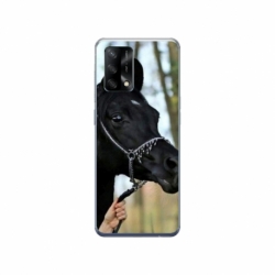 Husa personalizata tip carcasa HQPrint pentru Xiaomi Redmi 12T, model Black Horse, multicolor, S1D1M0019