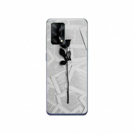 Husa personalizata tip carcasa HQPrint pentru Xiaomi Redmi 12T, model Black Rose, multicolor, S1D1M0021