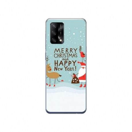 Husa personalizata tip carcasa HQPrint pentru Xiaomi Redmi 12T, model Happy Christmas and New Year, multicolor, S1D1M0047