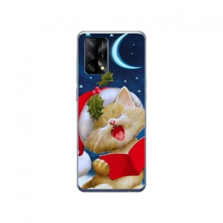 Husa personalizata tip carcasa HQPrint pentru Xiaomi Redmi 12T, model Christmas Cat, multicolor, S1D1M0048