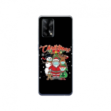 Husa personalizata tip carcasa HQPrint pentru Xiaomi Redmi 12T, model Covid Christmas, multicolor, S1D1M0054