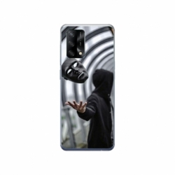 Husa personalizata tip carcasa HQPrint pentru Xiaomi Redmi 12T, model Mask, multicolor, S1D1M0199