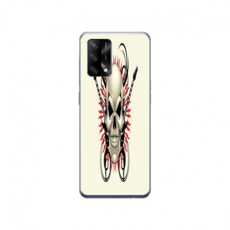 Husa personalizata tip carcasa HQPrint pentru Xiaomi Redmi 12T, model Skull 1, multicolor, S1D1M0284
