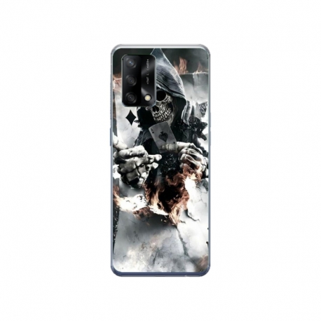 Husa personalizata tip carcasa HQPrint pentru Xiaomi Redmi 12T, model Skeleton Cards, multicolor, S1D1M0301