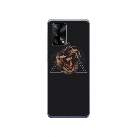 Husa personalizata tip carcasa HQPrint pentru Xiaomi Redmi 12T, model Triangle Rose, multicolor, S1D1M0316